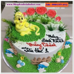 Bánh Sinh Nhật Con Khỉ Tuổi Thân - T46